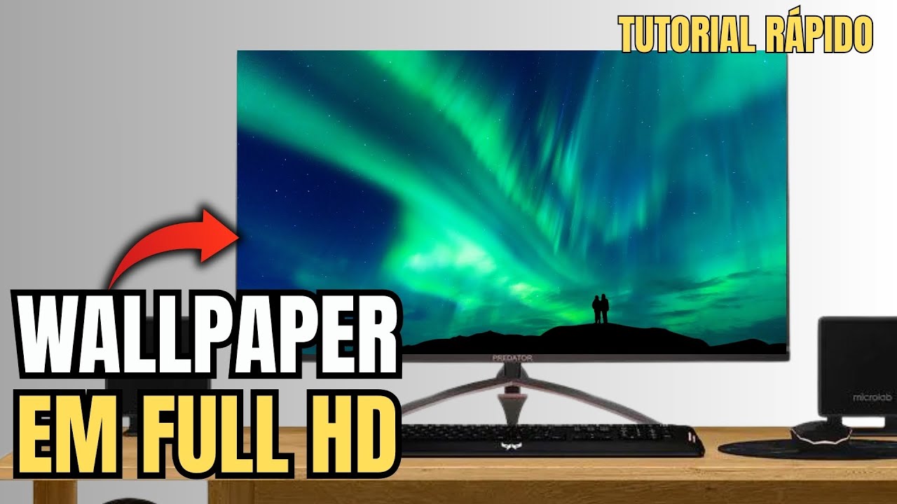COMO MUDAR A TELA DE FUNDO DO PC - YouTube