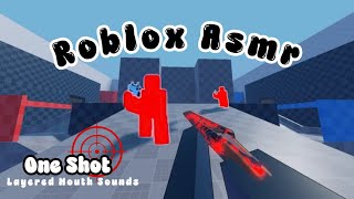 Roblox ASMR | ONE SHOT layered wet mouth sounds 🌀💤