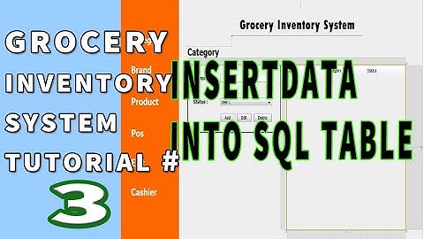 Java Netbeans Inventory System (POS) TAGALOG Tutorial 3 Add Button Function