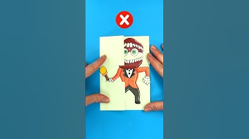 Try to solve this puzzle with me! Paper Craft with Caine! #puzzle #digitalcircus #tadc #pomni #solve