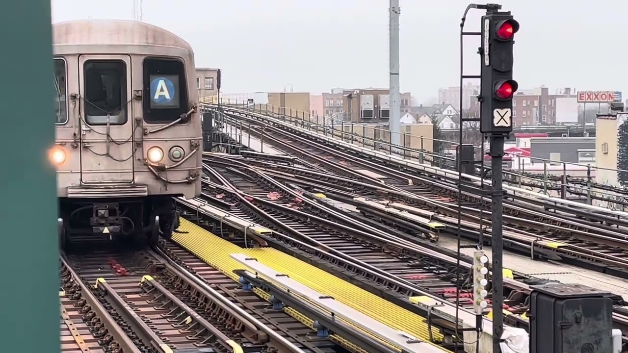 IND Rockaway Line #2 | Rockaway Blvd (R211, R46, R179) 2 Bonus Clips