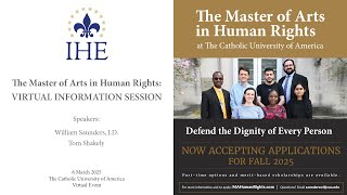 Master of Arts in Human Rights Info Session