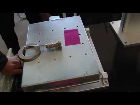 fiber laser marking engraving machine for marking metal workpieces bolt and nut