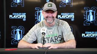 Dallas Stars Coach Pete Deboer Pre-Game Presser (Game 6 @ COL Western Conf 2nd Round)