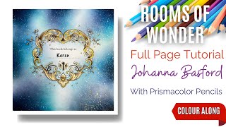 Colour Along | Rooms of Wonder by Johanna Basford | Name Plate