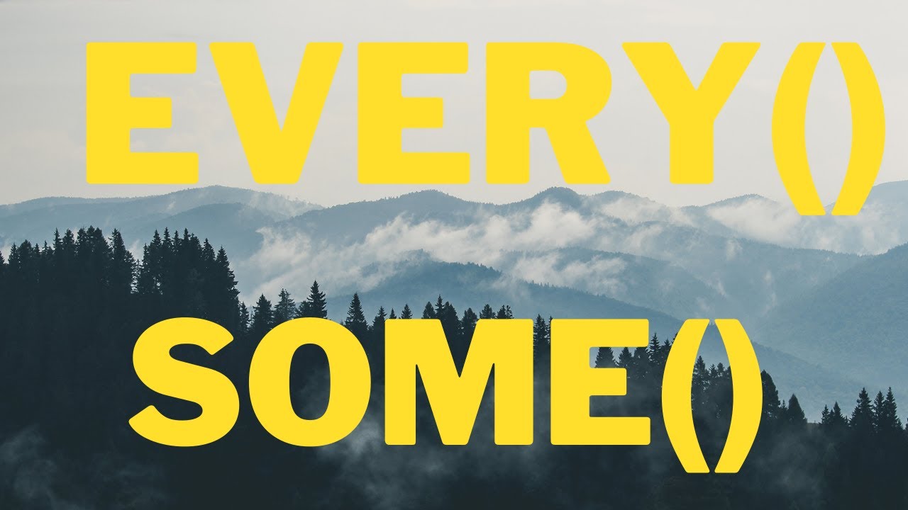 some and every in JS || Javascript || Hindi || 007 - YouTube