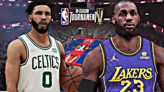 Boston 🆚 Lakers IN-SEASON tourney Championship BEST GAME OF THE YEAR ‼️