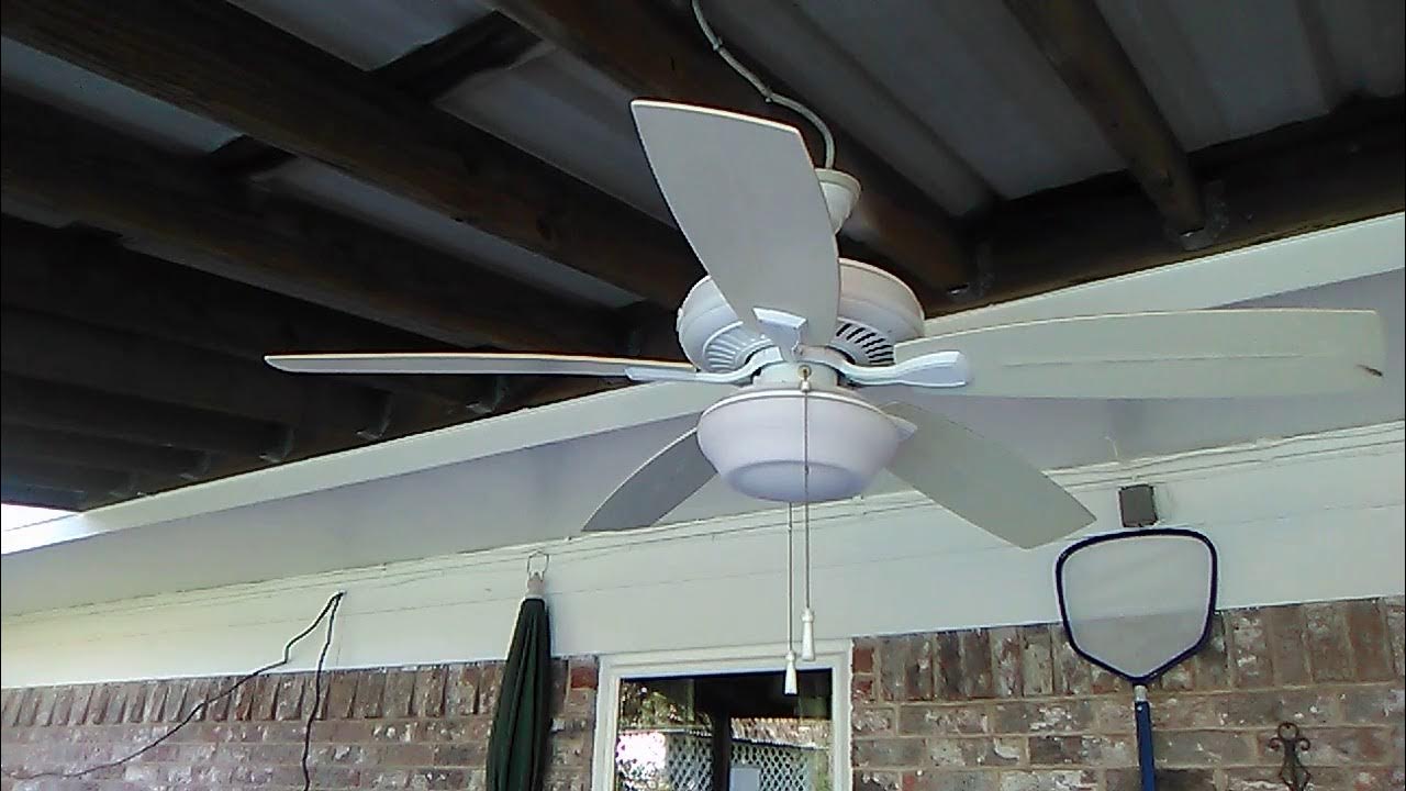 2 52" Hampton Bay Gazebo ll Plus Ceiling Fans YouTube