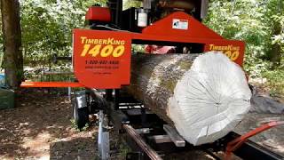 Quarter Sawn Oak on a Timberking 1400