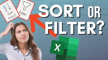 Which should YOU be using? SORT vs FILTER in Excel