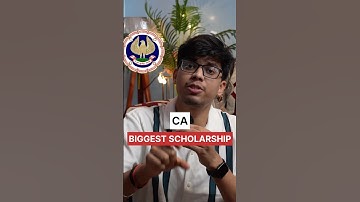CA biggest scholarship announced🔥 Don’t miss it at all! CA scholarship #caintermediate #shorts