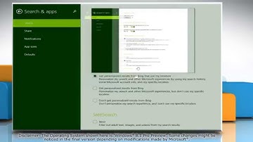 How to Delete Search History in Windows® 8.1
