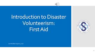 Part 1/3 - Introduction - First Aid and CPR Online Training Course Profile