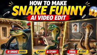 How To Make Viral Snake Funny AI Videos | 😍 Ai Snake funny Video Kese banaye  screenshot 2