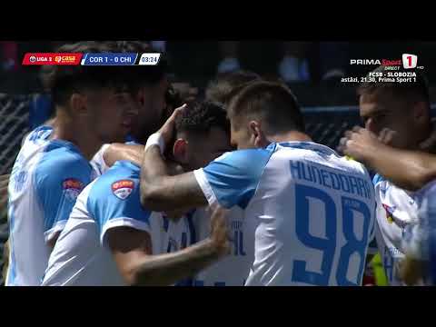REZUMAT | Corvinul Hunedoara – Chindia Târgoviște 1-0 | Liga 2, Etapa 2, 2025-2026
