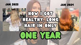 7 TIPS to grow HEALTHY, LONG hair | grow your hair in less than a year!