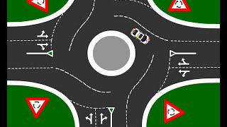 Roundabouts - Turing Left, Right or Going Straight #roundabouts