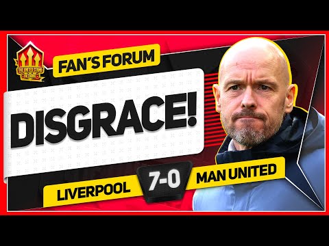 ABSOLUTE DISGRACE! Liverpool 7-0 Manchester United | LIVE Fan Forum