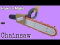 How to Make an Electric Chainsaw at Home - Amazing saw machine (Toy) -
Tutorial