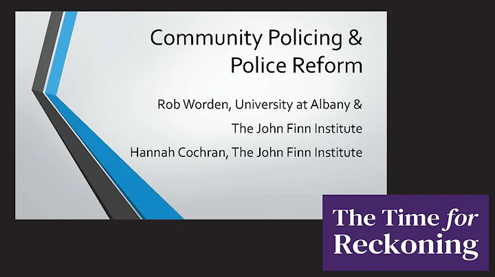 Community Policing & Police Reform with Rob Worden...