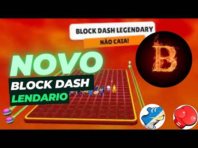 Jogando O Novo BLOCK DASH LENDÁRIO !!! 