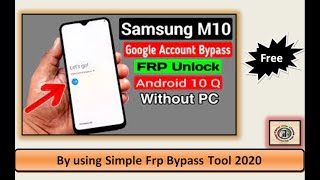 Samsung M10s/ M10 Google Account/ FRP Bypass 2024 || ANDROID 10 Q (Without PC)