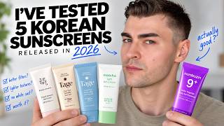 I Tested 5 NEW Korean Sunscreens 2026 | Which Ones Are Worth It?