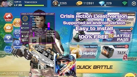 CRISIS ACTION | LOADER PROJECT | ANTIBAN 💯 FREE 💯 | BETA VERSION