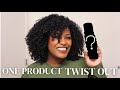SUPER DEFINED ONE PRODUCT TWIST OUT on NATURAL HAIR | Easiest Fluffy Twist Out Ever!