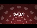 HAPPY BIRTHDAY DALIA