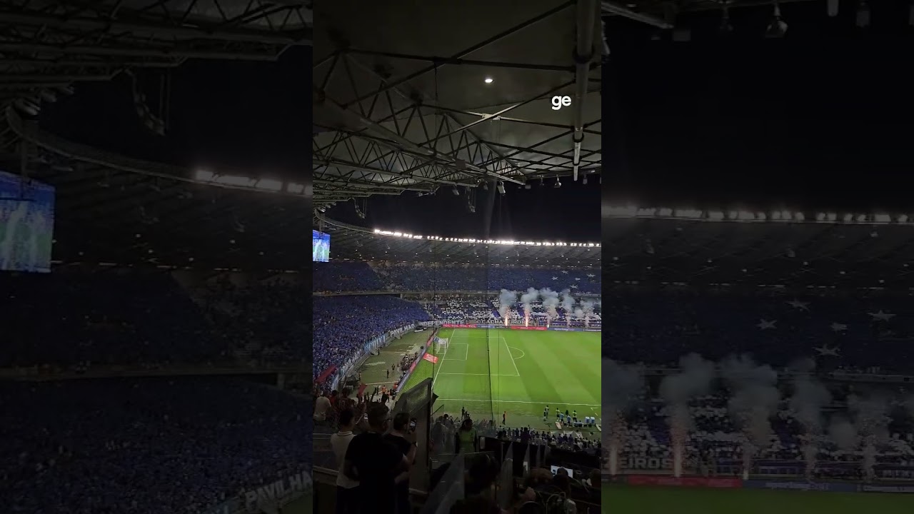 MINEIRÃO EM AZUL E BRANCO | #shorts | ge.globo