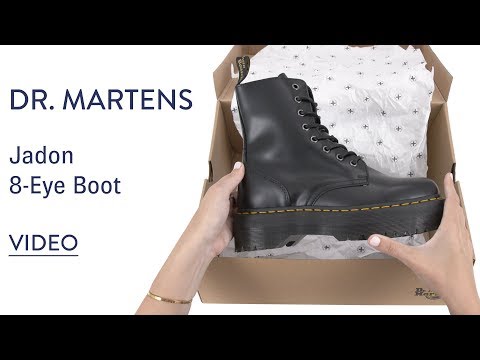 Dr. Martens Jadon 8-Eye Boot | Shoes.com - YouTube