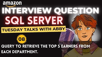 SQL query for top 5 employees with highest salaries from each department  |  @codewithabby | 2025