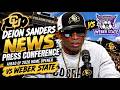 Deion Sanders News Press Conference Home Opener vs Weber State 9-8-26