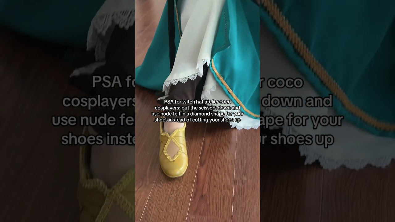 coco shoe tips for cosplayers! #witchhatatelier #cococosplay #whacosplay #animecosplay #cosplayshoes