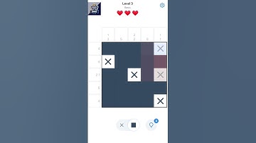 Nonogram Level 3 #nonogram #gaming #shorts