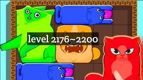 Puzzle Cats - level 2176~2200  Solve 