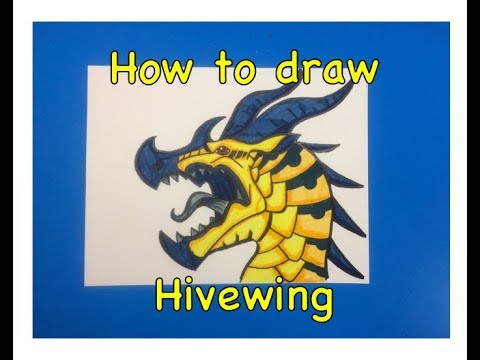 How to draw a Hivewing - YouTube