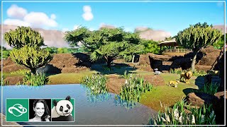 Building a West African Lion Habitat in Planet Zoo | Meilin Zoo | Ep. 16 |