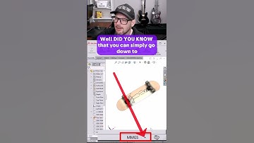 CHANGE MM to INCH #units #options #solidworks #imperial #metric #switch #measure #dimensions