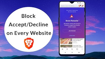 How to Block Cookie Consent Notice on Brave Mobile Browser?