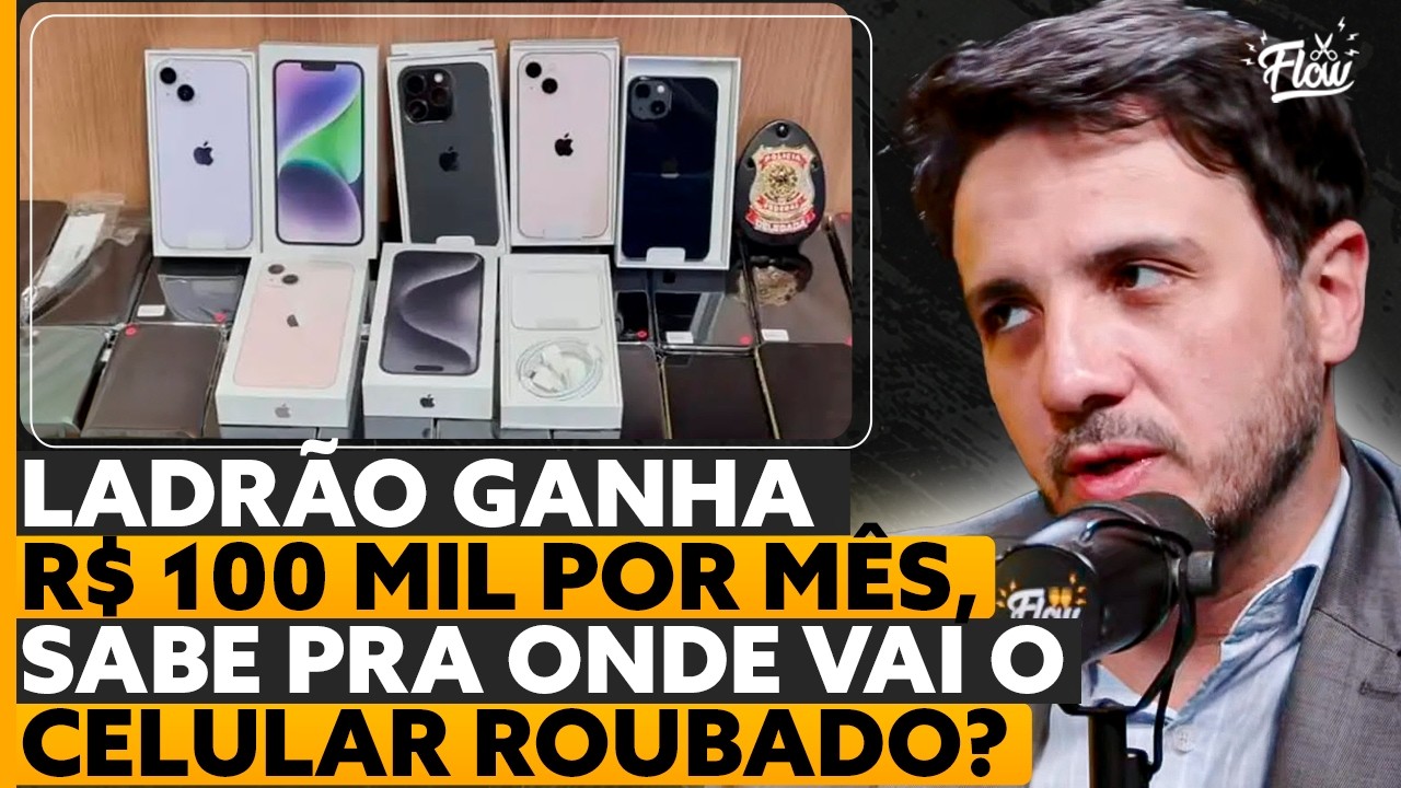 POR DENTRO da OPERAÇÃO de ROUBO de celulares que virou uma MÁFIA no Brasil... [com Renan Santos]