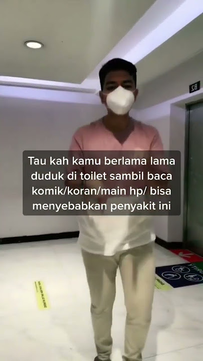 Bahaya duduk terlalu lama di WC❗️😱 #penyebabambeien #edukasikesehatan #doktermartin #shorts