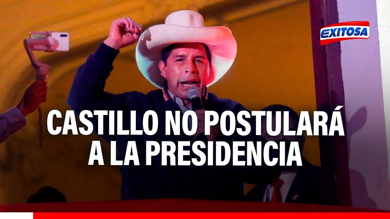 🔴🔵Pedro Castillo no postulará a la Presidencia en 2026, anuncia su ...