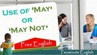 Use of May or May Not in English - Learn Grammar Rules in English