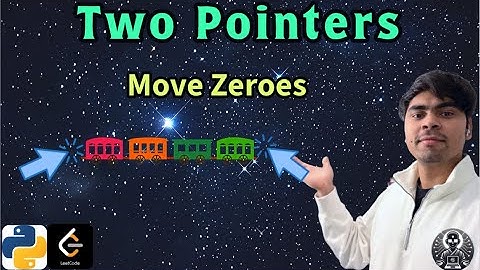LeetCode 283 | Move Zeroes | Python Solution Explained | AlgoYogi