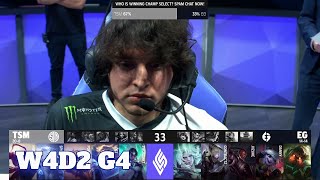 TSM vs Evil Geniuses | Week 4 Day 2 S11 LCS Summer 2021 | TSM vs EG W4D2 Full Game