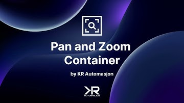 Pan and Zoom container for Ignition Perspective by KR Automasjon