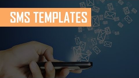 How to add templates for SMS in Gincore?