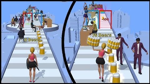 Beer Run 3d 🍺🏃🥃 BIG UPDATE!! All Levels Gameplay Android,iOS New Game